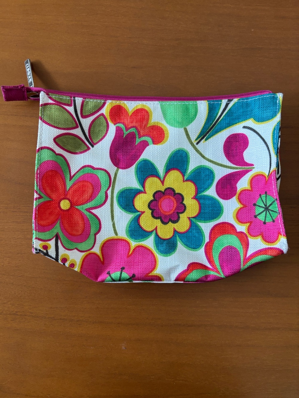 Clinique Floral Multi-Color Makeup Bag